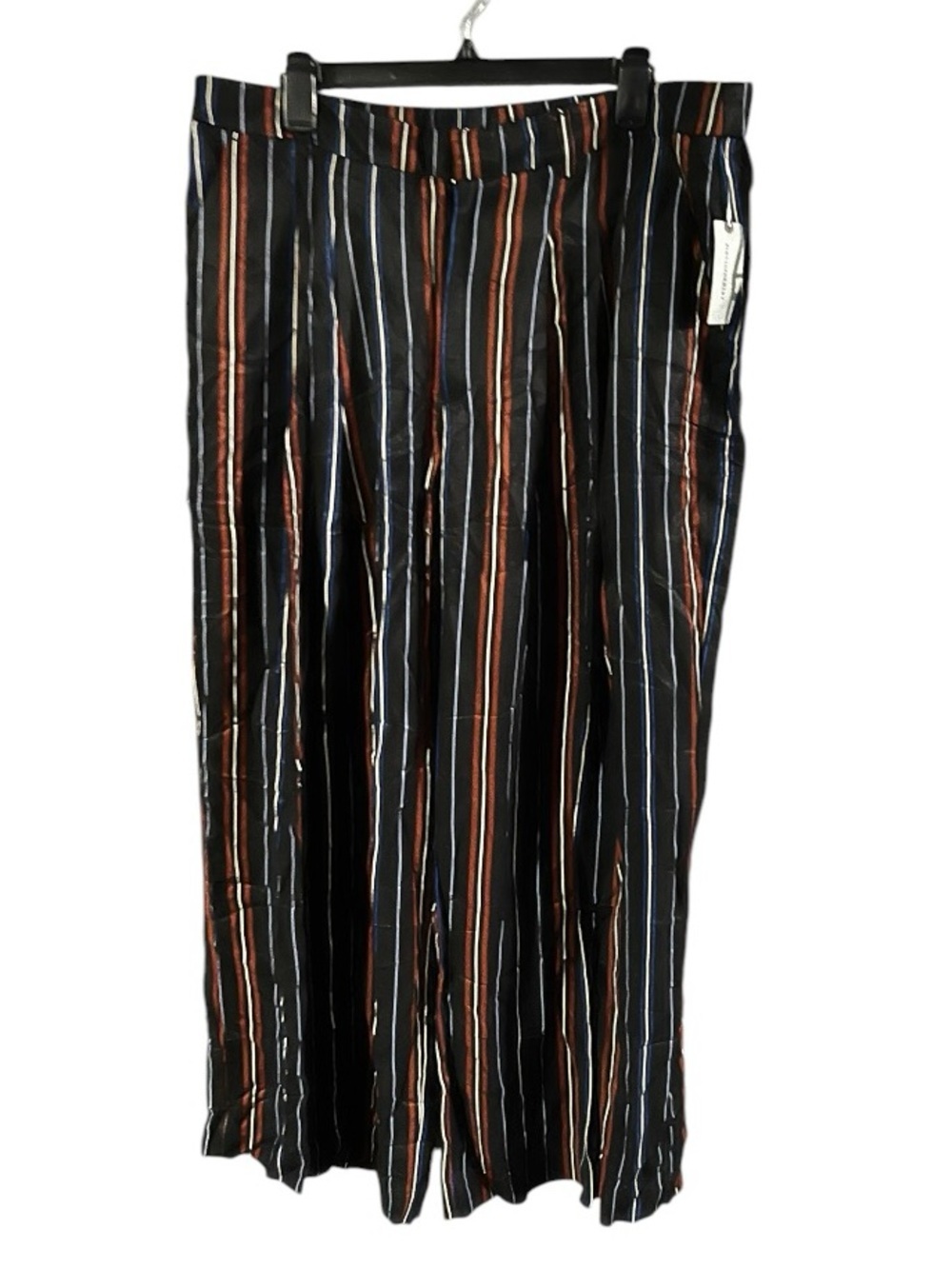 NWT Anthropologie The Avery Striped Silky Pleated Trousers by Maeve Sz XLP - Picture 10 of 11